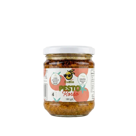 Pesto Rosso – s bazalkou Genovese D.O.P.
